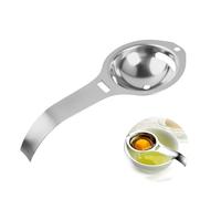 Separatore per Tuorlo D'uovo in Acciaio Inox, Filtro per Uova Bianco Egg Separator Stainless Steel Bianco Uovo Separazione Strumento da Cucina Separa Albume Separare Tuorli e Albumi