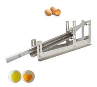 Separatore per tuorlo d'uovo resistente, in acciaio inox, per una rapida separazione, ideale per bar e panetterie, riduce il tempo di lavoro, costruzione durevole