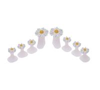 Separatore per unghie dei piedi in silicone, distanziatore per dita dei piedi, distanziatore per dita dei piedi a margherita, strumento per pedicure e manicure, 8 pezzi, distanziatori per dita dei pie