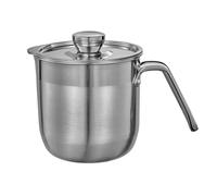 Separatore per uova crude, separatore bianco in acciaio con coperchio, di grande capacità, strumento da cucina per torte e ricette di meringa, utensile da cucina facile da pulire per