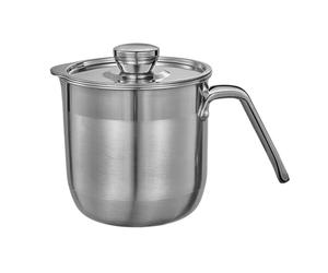 Separatore per uova - Separatore per uova in acciaio, set di sezionatore per uova, assistente di cottura in cucina | Sepārator di grande capacità con coperchio e manico, per meringhe, torte