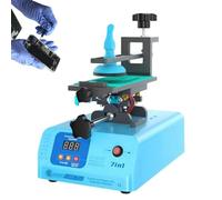 Separatore schermo LCD - Strumento 7 in 1 per rimuovere lo schermo del telefono cellulare con piastra riscaldante, piattaforma girevole a 360°, controllo della temperatura per LCD e separazione della