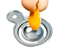 Separatore uova crude, filtro bianco per tuorli - separatore uova in qualità alimentare, separatore uova in acciaio inox - colino per uova, filtro proteico, estrattore di uovo garantisce igiene e