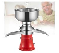 Separatori centrifughi a base di latte elettrico, scrematrici professionali, separatori a panna, separatori a base di latte, regolabili per latte di pecora, di capra o altro (colore: rosso)