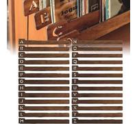Separatori di Dischi in Vinile Guida organizzativa con Lettere dalla A alla Z 26 Articoli Separatori di Dischi in Vinile, Separatori di Lettere