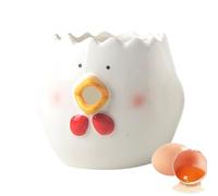 Separatori di uova, separatori di uova per tuorlo,Separatore di tuorlo d'uovo in ceramica | Separatore di e tuorlo d'uovo, Design pulcino vomitante carino, pratico gadget da cucina, strumento di aiuto