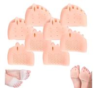 Separatori Dita in Silicone Hyggear for Donne E Uomini, Cuscinetto Correttore for Alluce Valgo, Separatori Dita in Gel Traspiranti E Morbidi for Dita Sovrapposte(Skin*4)