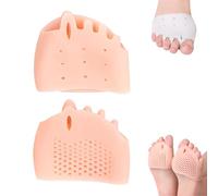 Separatori Dita in Silicone Hyggear for Donne E Uomini, Cuscinetto Correttore for Alluce Valgo, Separatori Dita in Gel Traspiranti E Morbidi for Dita Sovrapposte(Skin)
