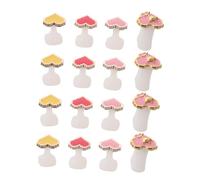 Separatori Dita Piedi in Silicone per Nail Art, 16 Pezzi | Cuore Liscio, Bordi Arrotondati, Controllo Attento dello Smalto, Facili da Pulire per Salone