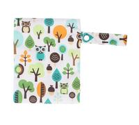 Separatori per Borse Asciutte e Bagnate per Pannolini in Tessuto per Bambini con Doppia Tasca Resistenti All'acqua con Look da Cartone Animato per Viaggi All'aperto (B24)