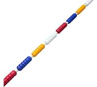 Separatori per corsie di nuoto, Kit divisorio di corsia for piscina, corda sicurezza professionale con dispositivo galleggiante, sezione della divisoria for spiaggia/parco acquatico(6cm,23/75.46FT)