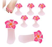 Separatori per dita dei piedi in silicone, comodi distanziatori per dita dei piedi, divisori riutilizzabili per dita dei piedi, strumenti per rilassare le dita dei piedi e alleviare il dolore al ttoe