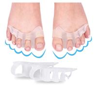Separatori per le dita dei piedi - Bestrice Gel Toe Corrector Foot Care Correctors Alluce valgo sollievo dita a martello per uomini e donne