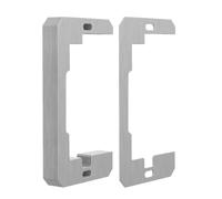 Separatori per piastra, da parete, prese, 10 pezzi, metallo, zincato | Compact Kit separatore di prese per casa, cucina, camera da letto, soggiorno, bagno, ufficio, scatole elettriche, ergonomiche