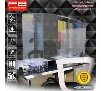 Separè Schermo Protezione Parafiato PLEXIGLASS Assicurazioni Banche Decreto Sicu
