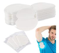 SEPGLITTER 40 cuscinetti per il sudore delle ascelle per donne e uomini, in puro cotone, assorbono il sudore, comodi, non aromatizzati, non visibili