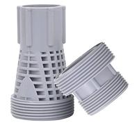 sephironlbb Connettore per tubo flessibile per piscina, in plastica, 2 pezzi, adattatore per tubo da 40 mm, connettore per filtro da 1 pollice e 1,5 pollici, adatto per piscine Intex Bestway, giardino