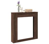 sephironlbb Cornice per caminetto, effetto rovere, 100 x 20 x 100 cm, accessorio per camino con ripiano per soggiorno e giardino, protezione e conservazione, compatibile con caminetti a LED