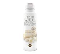 Sephra - Salsa da dessert al cioccolato bianco, 900 g, comoda bottiglia da spremere, sciroppi per gelati, cialde, pancake, crepe, frullati, frullati, frappes o immersione (cioccolato bianco)