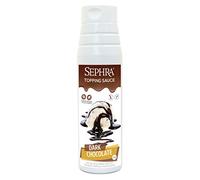 Sephra - Salsa da dessert al cioccolato fondente da 1 kg - Comoda bottiglia Squeezy - Sciroppi per gelati, cialde, pancake, crepe, frullati, frullati, frappes o immersione (cioccolato scuro)