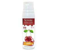 Sephra Salsa da dessert alla ciliegia, 1 kg, comoda bottiglia da spremere, sciroppi per gelati, cialde, frittelle, frittelle, frappè, frullati, frullati, sorbetti, frappe, torte o immersioni (ciliegia)