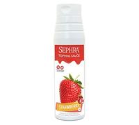 Sephra - Salsa da dessert alla fragola, 1 kg, comoda bottiglia da spremere - Sciroppi per gelati, cialde, pancake, crepe, frullati, frullati, sorbetti, frappes, torte o immersioni (fragola)