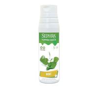 Sephra - Salsa da dessert alla menta, 1 kg, comoda bottiglia da spremere - Sciroppi per gelati, cialde, pancake, crepe, frullati, frullati, sorbetti, frappes, torte o immersioni menta.