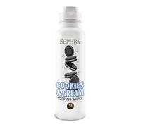 Sephra Salsa per dessert e biscotti, 1 kg, comoda bottiglia spremitura, sciroppi per gelati, cialde, frittelle, crepes, frappè, frullati, sorbetti, frappè, frappe, torte o immersioni