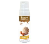 Sephra Toffee - Salsa per dessert da 1 kg - Comoda bottiglia da spremere - sciroppi per gelati, cialde, frittelle, crepes, frappè, frullati, sorbetti, frappe, torte o immersioni (Toffee)