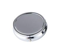 Sepilo Kirk Mini Posacenere tascabile, posacenere tascabile, con ripiano per viaggio e viaggio, mini Pocket Ashtray (cromato)