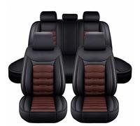 SePkus Coprisedile Auto per F d Focus 1 2000-2012,Coprisedile per Auto Coprisedile in Pelle PU Set Completo di Accessori Interni per Auto,Compatibile con Airbag