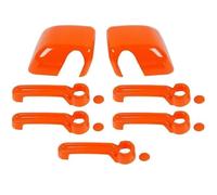 Seplxoi Maniglia esterna della portiera dell'auto Maniglia esterna sinistra per auto per Wrangler JK 2007-2017, decorazione esterna per specchietto retrovisore a 4 porte