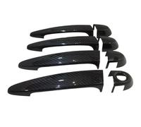 Seplxoi Maniglia esterna della portiera dell'auto Maniglia esterna sinistra per auto X1 X2 X3 X4 X5 X6 E87 E90 E93 F30 con chiave per foro 4 porte