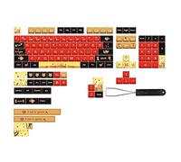 Seprendi 139-Key PBT Keycaps XDA Ball Cap PBT Split Space Bar Cap Copritasti a sublimazione a cinque lati per la maggior parte delle tastiere meccaniche