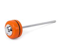 Seprendi 1Pc Drum Pedal Beater Mallet con Drum Hammer Percussion Instrument Parts Feltro Metallo Drum Hammer Arancione