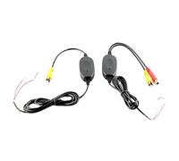Seprendi 1Set 2.4GHZ Wireless Video Trasmettitore Ricevitore Plastica 2.4GHZ Wireless Receiver Trasmettitore Video Ricevitore per Auto DVD Monitor WIFI Reverse Backup View Camera