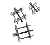 Seprendi 3 pz/set di metallo orologio movimento titolare base fissa orologio riparazione strumento di manutenzione metallo per orologiaio multi funzione morsa morsetto,