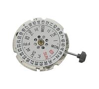 Seprendi 8200 Orologio Movimento 3 O'Clock Doppio Calendario Ad Alta Precisione Movimento Meccanico Automatico Ricambio Ricambi Accessori, Argentato
