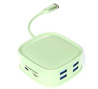Seprendi Adattatore hub USB 3.0 C 10 in 1 da tipo C a 4K, compatibile con RJ45 Lan Ethernet Mulit USB, 100 W, splitter PD-Hub (C)