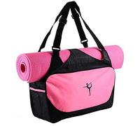 Seprendi Borsa da yoga, borsa da viaggio, per tappetino da yoga, borsa da palestra, borsa da yoga, rosa