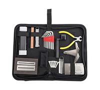 Seprendi Kit di riparazione e manutenzione per chitarra, 45 pezzi, pezzi di ricambio per chitarra acustica, chitarra elettrica, ukulele, contrabbasso, banjo
