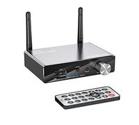Seprendi Ricetrasmettitore Bluetooth nero Ricetrasmettitore Bluetooth in metallo Ricetrasmettitore Audio AUX Ricetrasmettitore da 3,5 mm Adattatore da digitale analogico