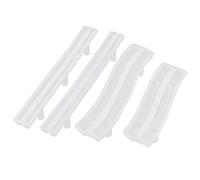 Seprendi Set di 4 stampi in resina con manico per vassoio, stampo in silicone epossidico per maniglie fai da te per porte di armadi, cassetti e