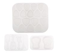 Seprendi Stampo per plettro per chitarra, squisito stampo in resina per plettro triangolare, in silicone per gli amanti della musica