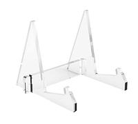 Seprendi Supporto per dischi in vinile Supporto per dischi in acrilico Espositore portatile per libri