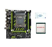 Seprendi X79G PC Gioco Scheda Madre Scheda Madre+E5 2670 V2 CPU+Grasso Termico LGA2011 4XDDR3 RECC RAM Slot M.2 NVME PCIE X16 6XUSB2.0 SATA3.0