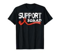 Sepsis Awareness Rainbow Red Ribbon Support, Squadra Maglietta