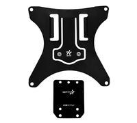 SEPTAR PORTATARGA SUPPORTO TARGA ESTRAIBILE CLICK CLACK universale MOTO ENDURO OFF ROAD (nero)