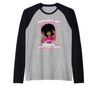 September Girl Living My Best Life Womens Funny Birthday Maglia con Maniche Raglan