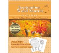September Word Search Book: Fun Fall & Autumn Puzzle Book for Adults and Kids | Seasonal Word Searches for Back to School, September Activities, and Brain Games